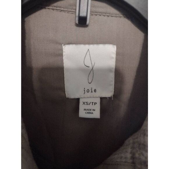 Joie size XS Women's Oversized Wool Blend Flannel - Picture 2 of 4